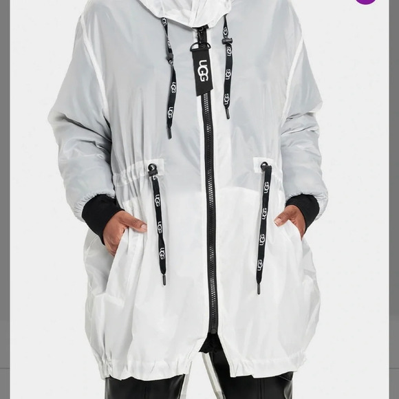 Ugg Ripstop hooded Anorak Brittany Sz small NWT - Picture 4 of 5